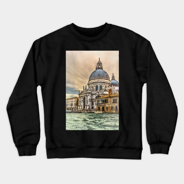 Basilica of Santa Maria della Salute Crewneck Sweatshirt by IanWL